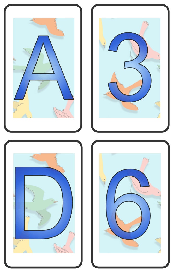 Answer to Quickie Riddle #80: Four Cards A, D, 3 & 6